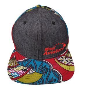 Maui Aviators Snapback Hat Multi OSFA Aloha Double Portion Supply